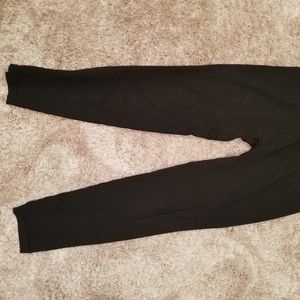 Black stretch leggings